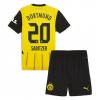 Borussia Dortmund Marcel Sabitzer #20 Hemmaställ Barn 2024-25 Korta ärmar (+ Korta byxor)